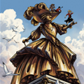 Comics-Wayward Queen Pinup - Golden Queen